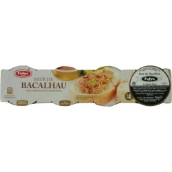 FIDES Paté de Morue Paté de Bacalhau les 4 boîtes de 22g