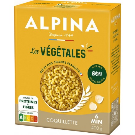 ALPINA SAVOIE Pâtes coquillettes les végétales 400g