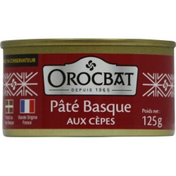 OROCBAT Pâté Basque aux cèpes 125g