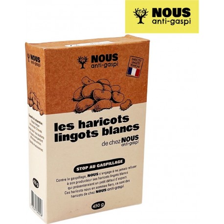 NOUS ANTI GASPI Haricots blancs 450g