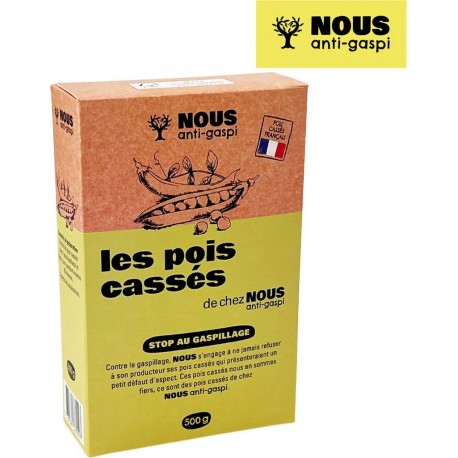 NOUS ANTI GASPI Pois cassés 500g