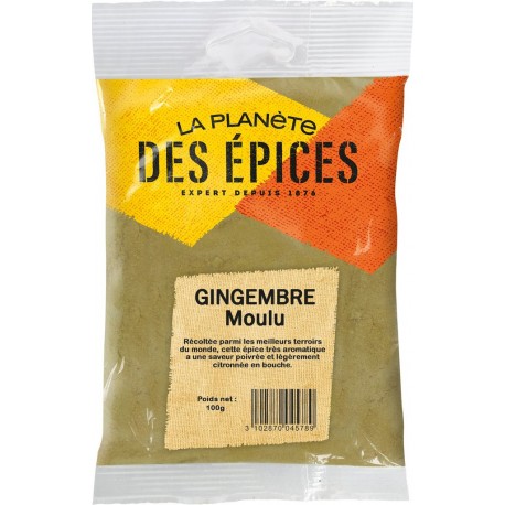 LES PLANETE DES EPICES Gingembre moulu 100g