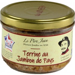 LE PERE JEAN Terrine au jambon de pays 180g