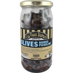 LE VIEUX BISTROT Olives noires picholines 200g