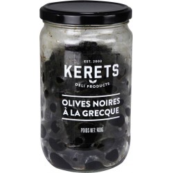 KERETS Olives noires à la grecque 400g