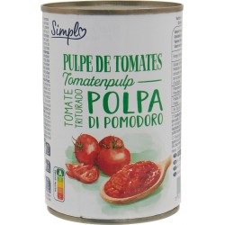 SIMPL Pulpe de tomates au jus 400g