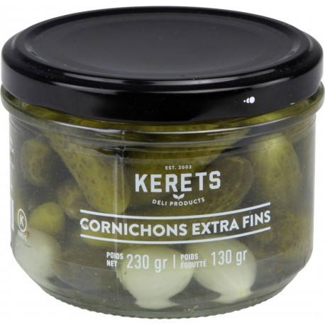 KERETS Cornichons extra fins 130g net égoutté