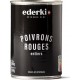 EDERKI Poivrons rouges pelés entiers 250g net égoutté