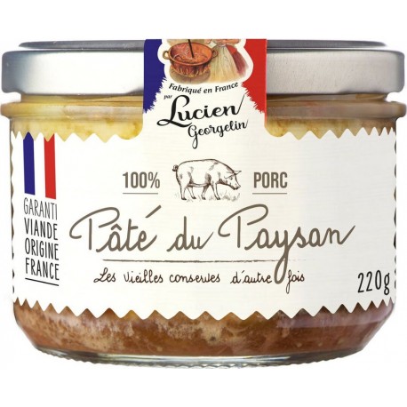 LUCIEN GEORGELIN Paté du paysan 220g