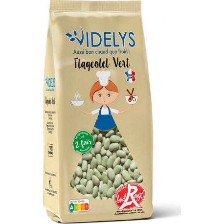 VIDELYS Flageolet vert Label Rouge 500g