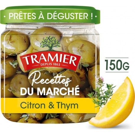 TRAMIER Olives citron et thym 150g