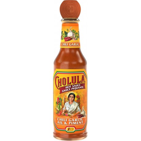 CHOLULA Sauce piquante ail et piment 150ml