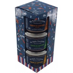 LA BELLE CHAURIENNE Assortiment de terrines les 3 pots de 180g