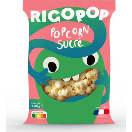 RIGOPOP Popcorn sucrée 400g