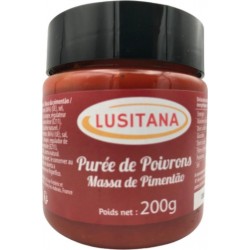 LUSITANA Purée de poivrons 200g