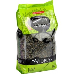 VIDELYS Lentilles vertes 500g