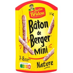 JUSTIN BRIDOU Saucisson sec mini nature 8 100g