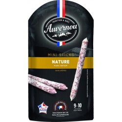 AUVERNOU Mini saucisson sec nature le sachet de 100g