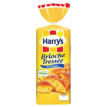 Harrys Brioche Tressée à La Main 515g (lot de 10 x 3 paquets)