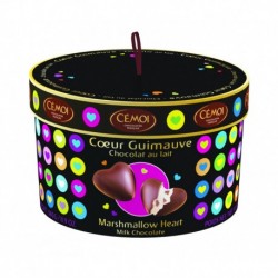 Cémoi Coeur Guimauve Chocolat Lait Chapeau 340g