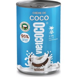 VIETCOCO Crème de coco 95% la conserve de 400ml