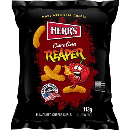 NC Chips cheese curls Carolina Reaper 113g