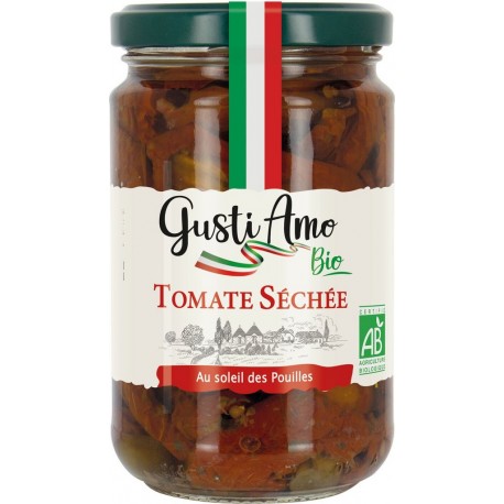 GUSTI AMO BIO Tomates séchées au soleil des pouilles bio 280g