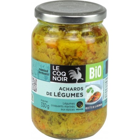 LE COQ NOIR Achards de légumes bio 330g