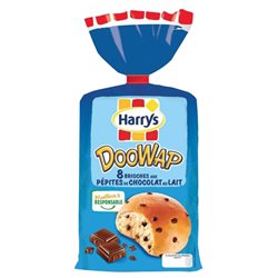 Harrys DooWap Pépites Chocolat Lait 330g (lot de 10 x 3 paquets)
