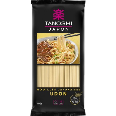 TANOSHI Nouilles seches Udon 400g