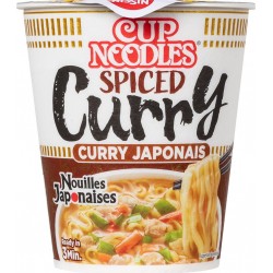 NISSIN Nouilles déshydratées japonaises au curry 67g