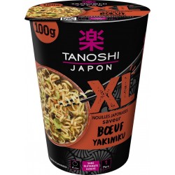 TANOSHI Cup nouilles bœuf Yakiniku la cup de 100g