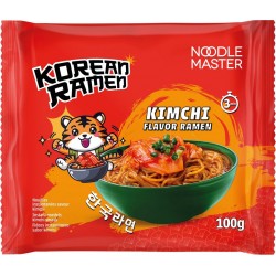 NOODLE MASTER Nouilles instantanées en soupe coréennes, Ramyeon saveur Kimchi 100g