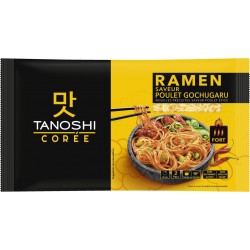 TANOSHI Nouilles Ramen poulet gochugaru 366g