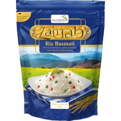 ZAINAB Riz 100% basmati traditionnel Pakistan 1Kg