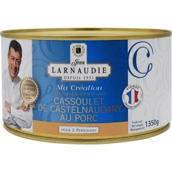 JEAN LARNAUDIE Plat cuisiné cassoulet de castel Naudary au port 1,240Kg