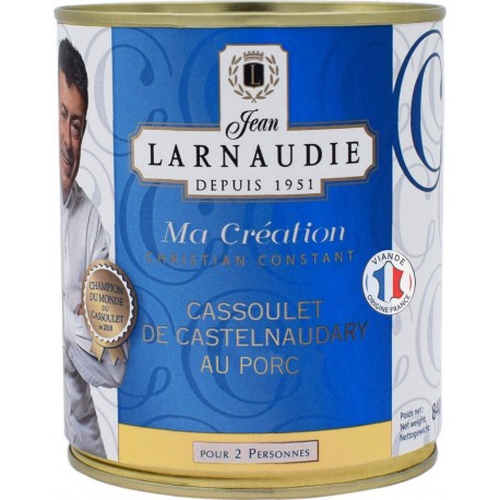 JEAN LARNAUDIE Cassoulet de castelnaudary au porc la boîte pour 2 personnes