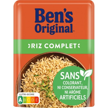 BEN ORIGINAL Riz Complet Micro Ondable 2 min BEN'S ORIGINAL 220g