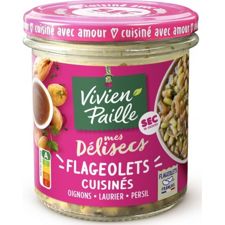 VIVIEN PAILLE Flageolets Cuisinés 300g