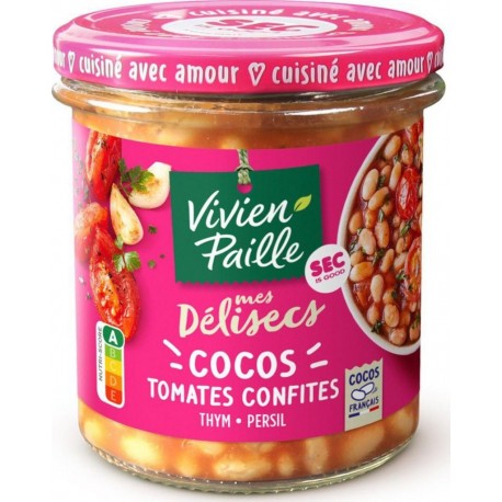 VIVIEN PAILLE Délisecs Cocos, Tomates Confites, Thym et Persil 300g