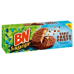 BN Sablé Choco Crispy 150g (lot de 10 x 3 paquets)