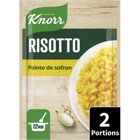 KNORR Risotto Pointe De Safran Plat Cuisiné En 12min 175g