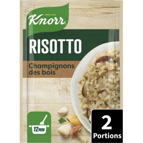 KNORR Risotto Aux Champignons Des Bois Plat Cuisiné En 12min 175g