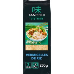 TANOSHI Pâtes Vermicelles de Riz 250g