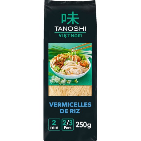 TANOSHI Pâtes Vermicelles de Riz 250g