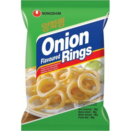 NC Chips Onion Rings De Corée Saveur Oignon 90g/sachet 6 Sachets les 6 sacs de 540g