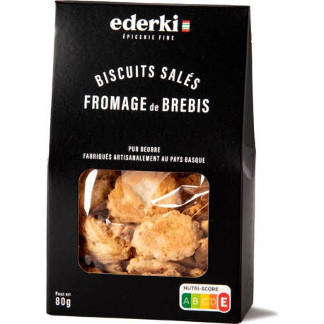 NC Biscuits Au Fromage De Brebis pack de 80g