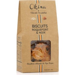 NC Biscuits Salés Au Roquefort Et Noix Boite 80g