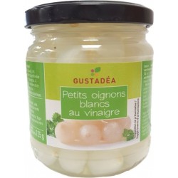 Petits Oignons Blancs Au Vinaigre Gustadéa l'unité de 0.2Kg