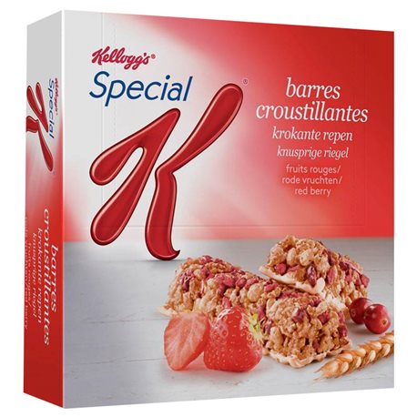 Special K Barre Céréales Fruits Rouges 129g (lot de 10 x 3 boîtes)